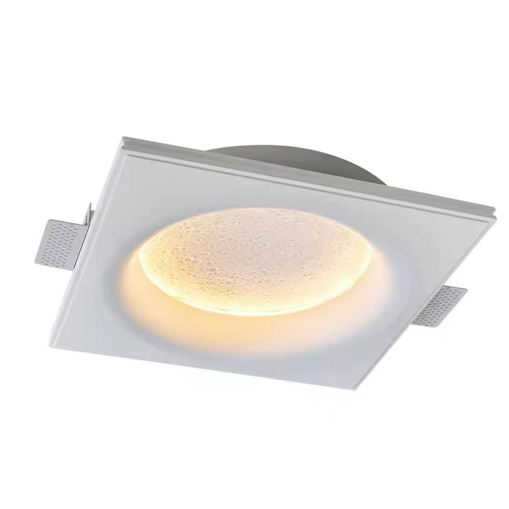 Moon-like Plaster LED Embedded Wall Light Anti-glare for Background Wall-Lighom