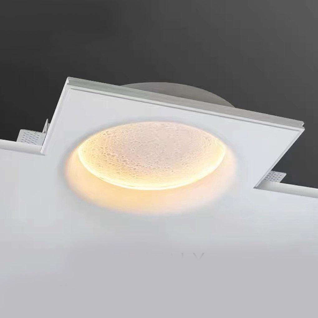 Moon-like Plaster LED Embedded Wall Light Anti-glare for Background Wall-Lighom