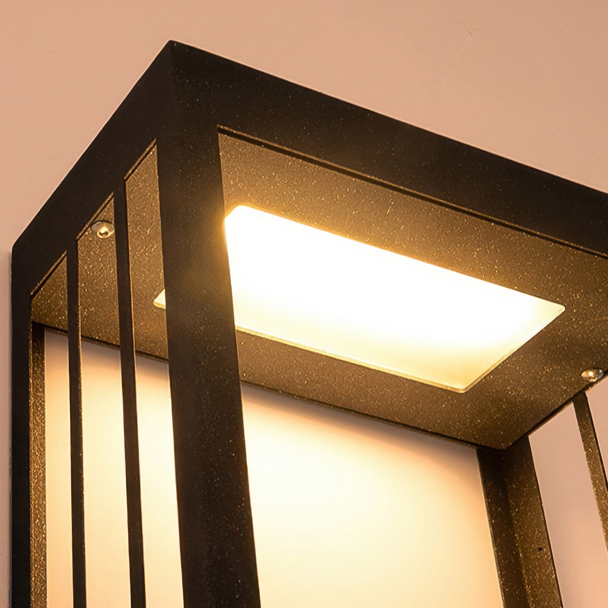 Mountain Scenery LED Up-Down Solar Porch Wall Lamp