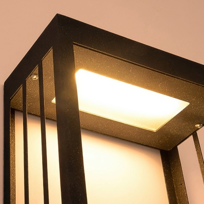 Mountain Scenery LED Up-Down Solar Porch Wall Lamp
