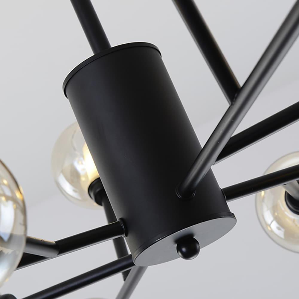 12-Bulb Glass Sputnik LED Nordic Island Pendant Light