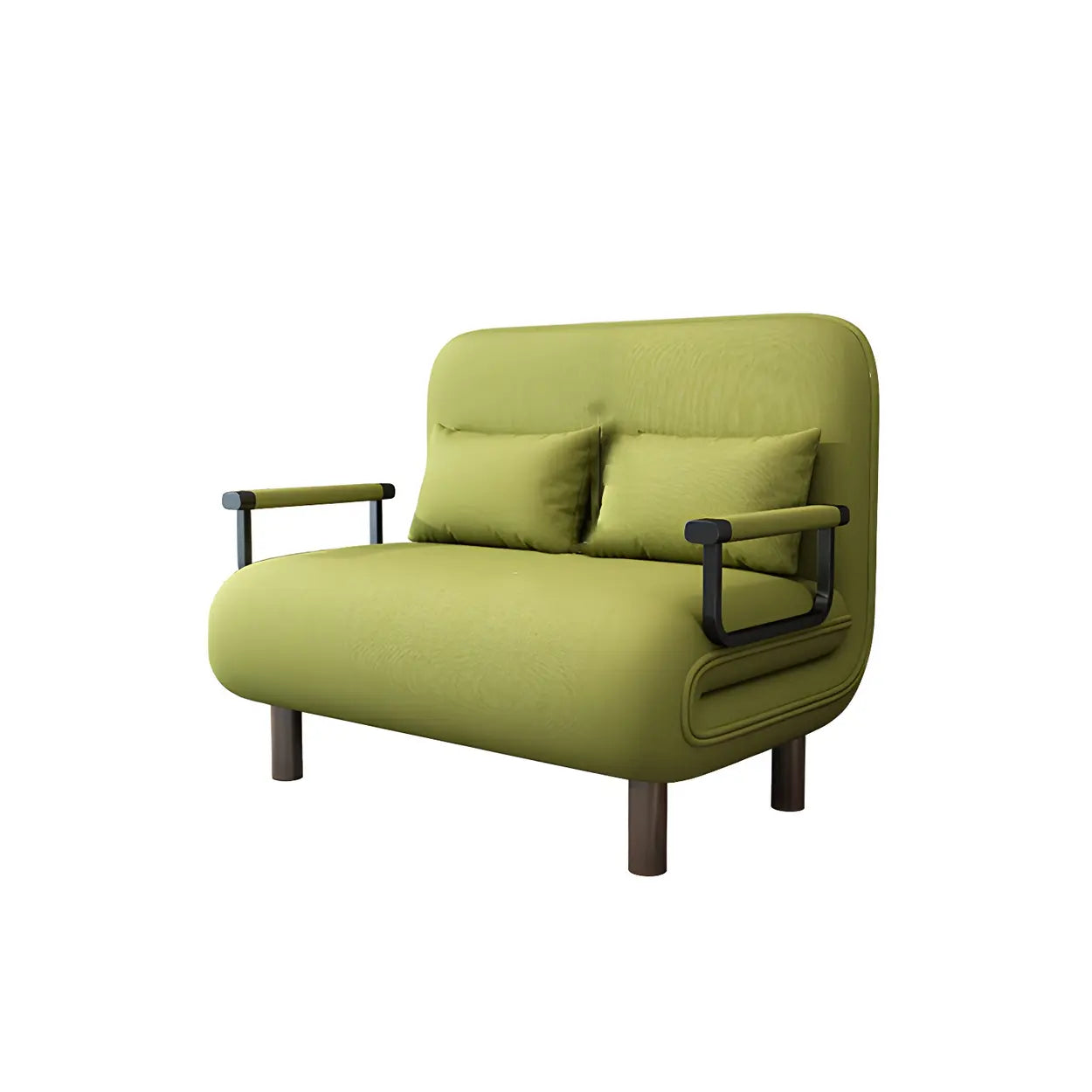 Multi-Function Modular Linen Sleeper Sofa — Brown