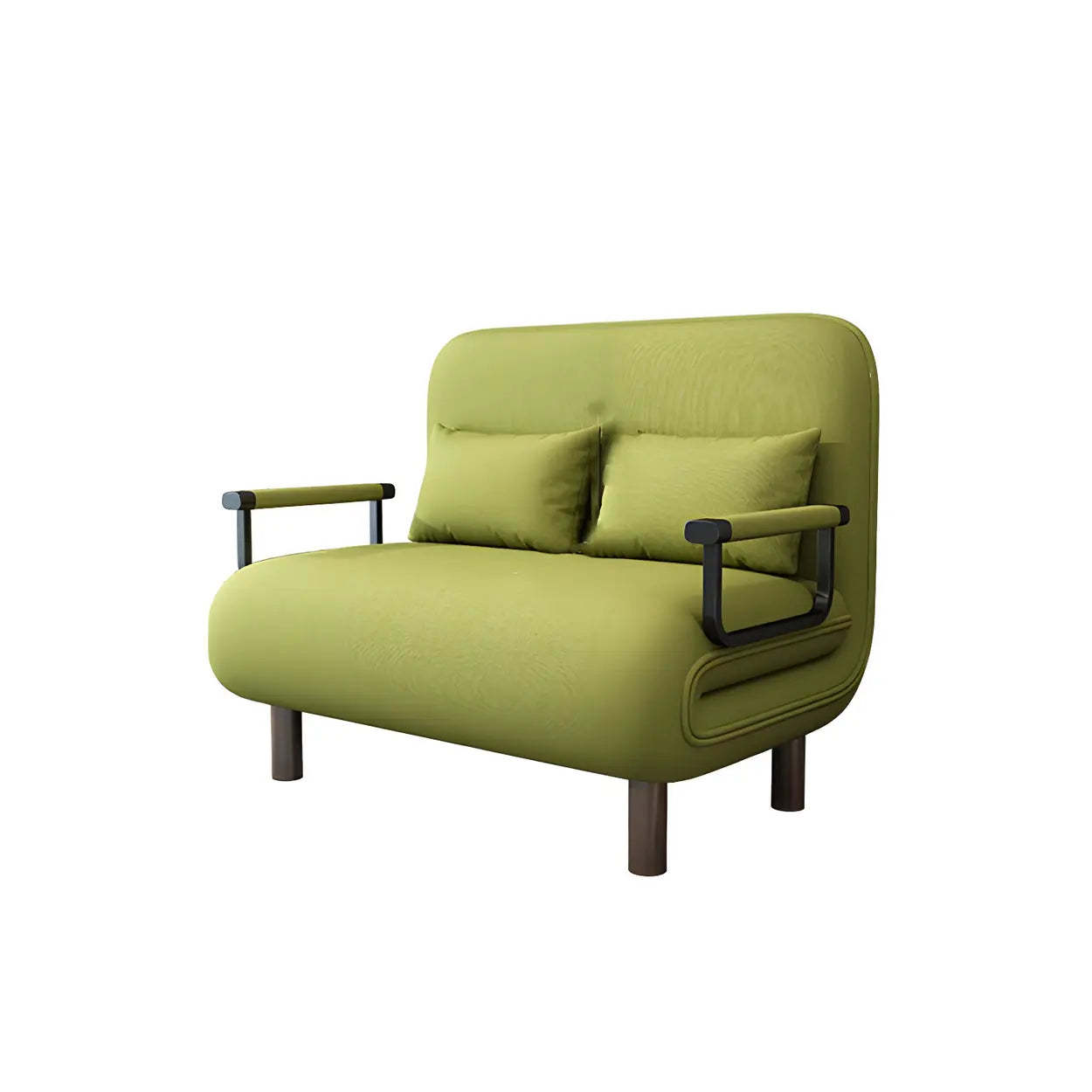Multi-Function Modular Linen Sleeper Sofa — Brown