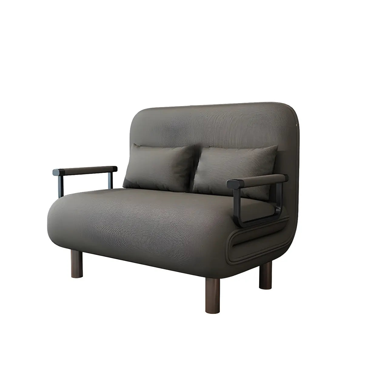 Multi-Function Modular Linen Sleeper Sofa — Orange