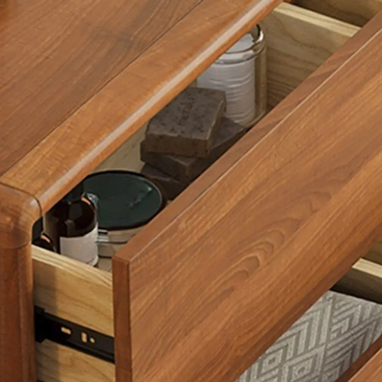 Multi-Size Wood Drawer Dresser