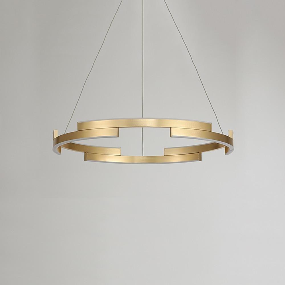 Modern Geometrical Circle Chandelier Pendant Light for Bedroom-Lighom