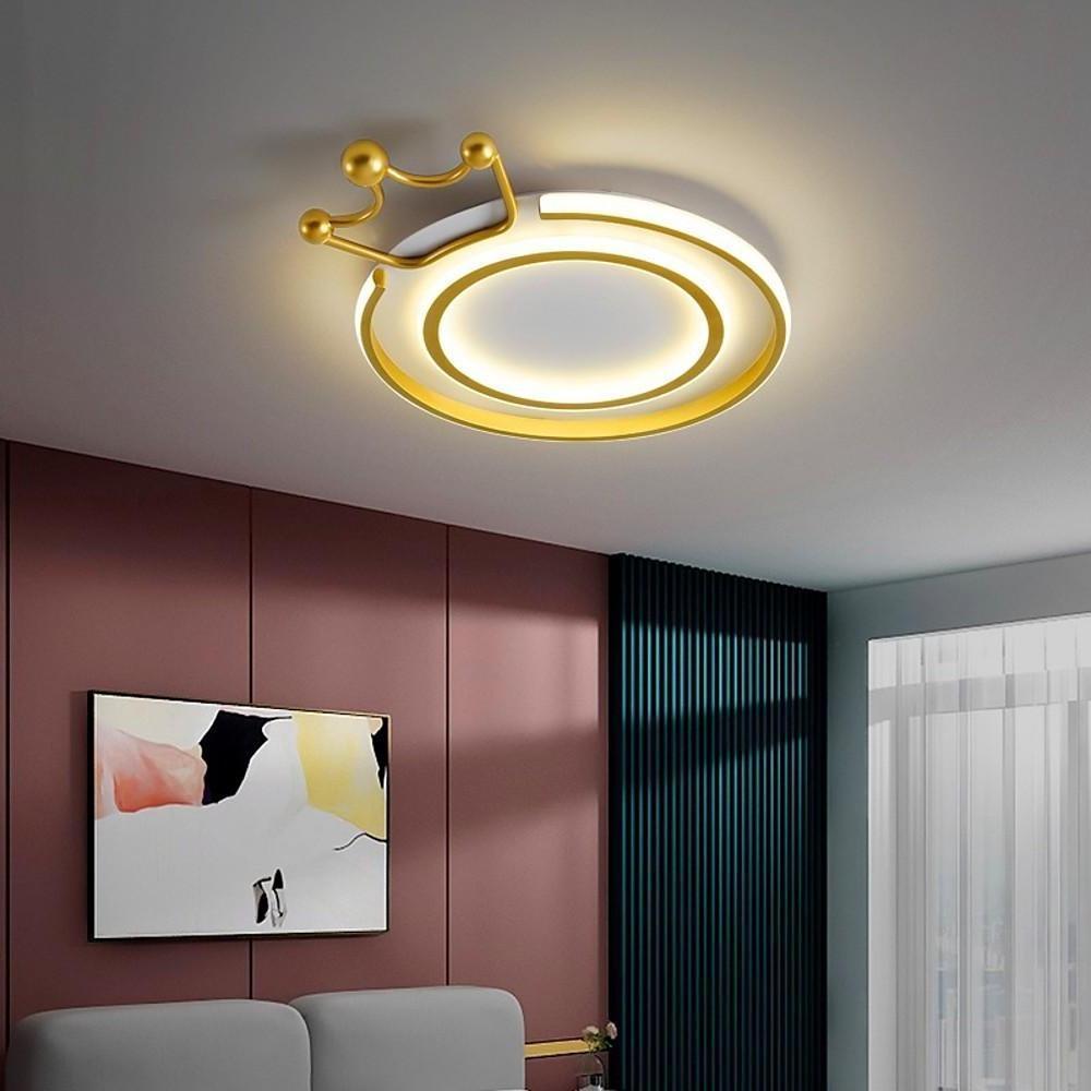 Circle Crown LED Flush Mount Ceiling Lights Regal Lights-Lighom
