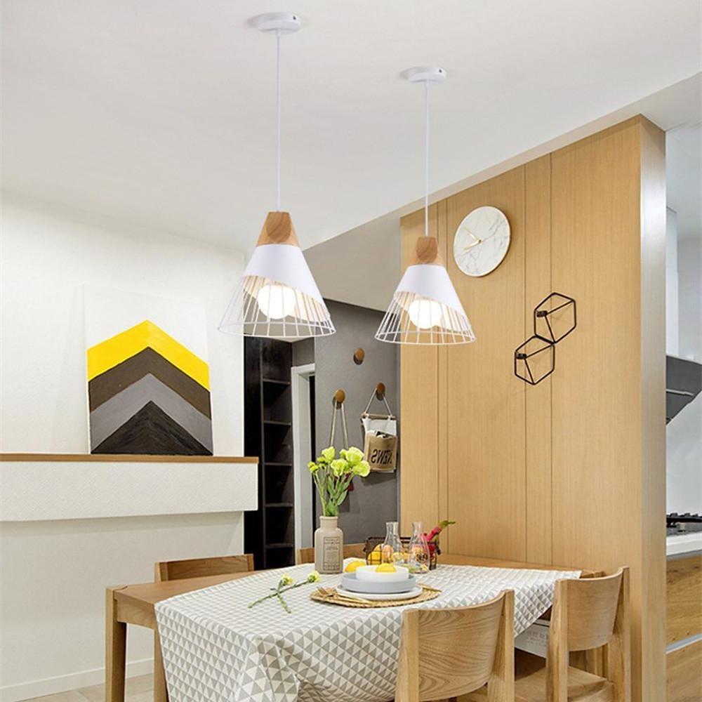 Industrial abstract island black pendant lighting, Lighom — Matte Black
