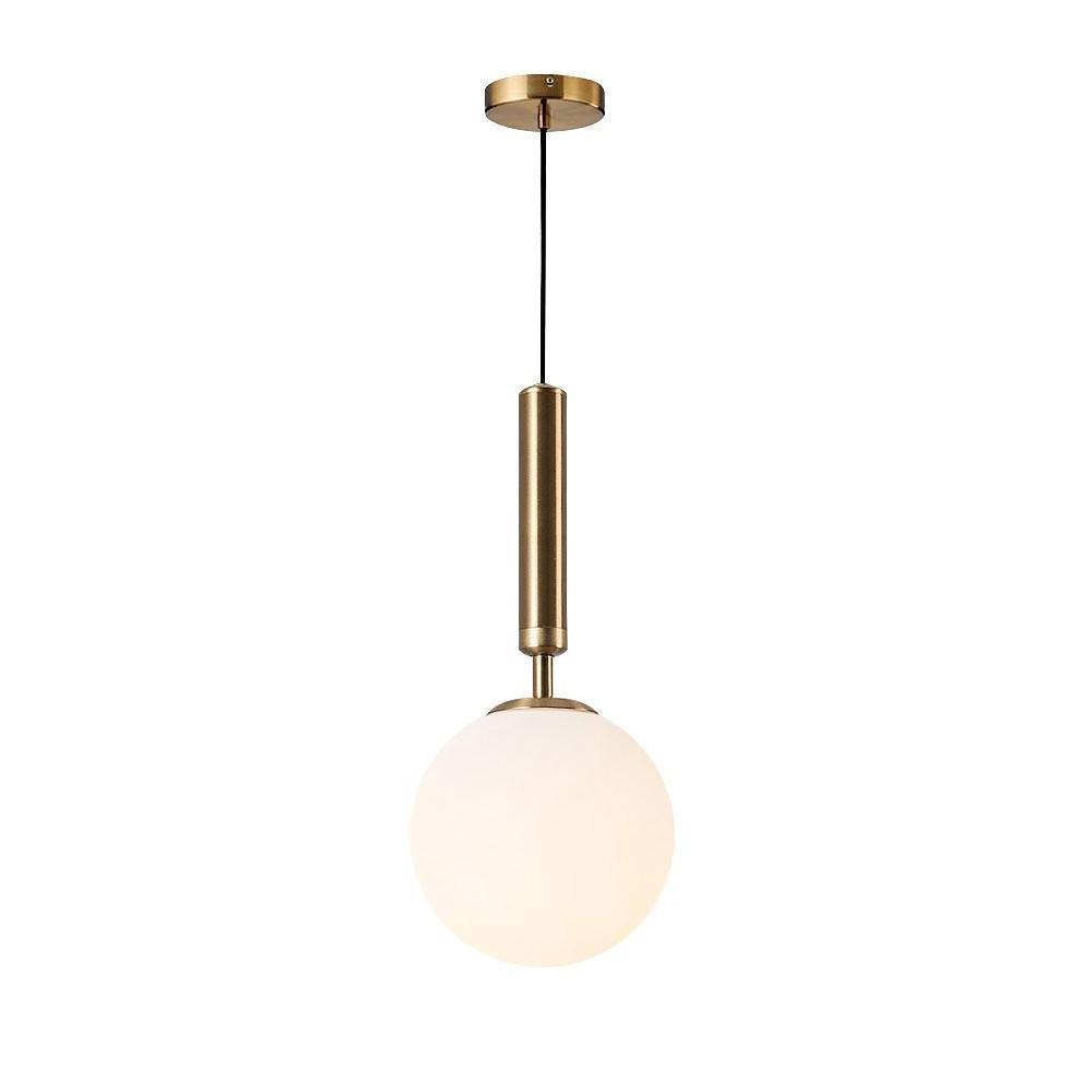 Globe Glass Metal LED Artistic Pendant Light