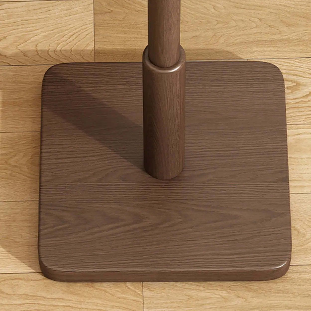 Wood Tree Coat Rack with Storage