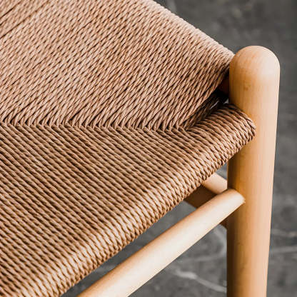 Beech Wood Wishbone Dining Chair — 1 Piece / Walnut