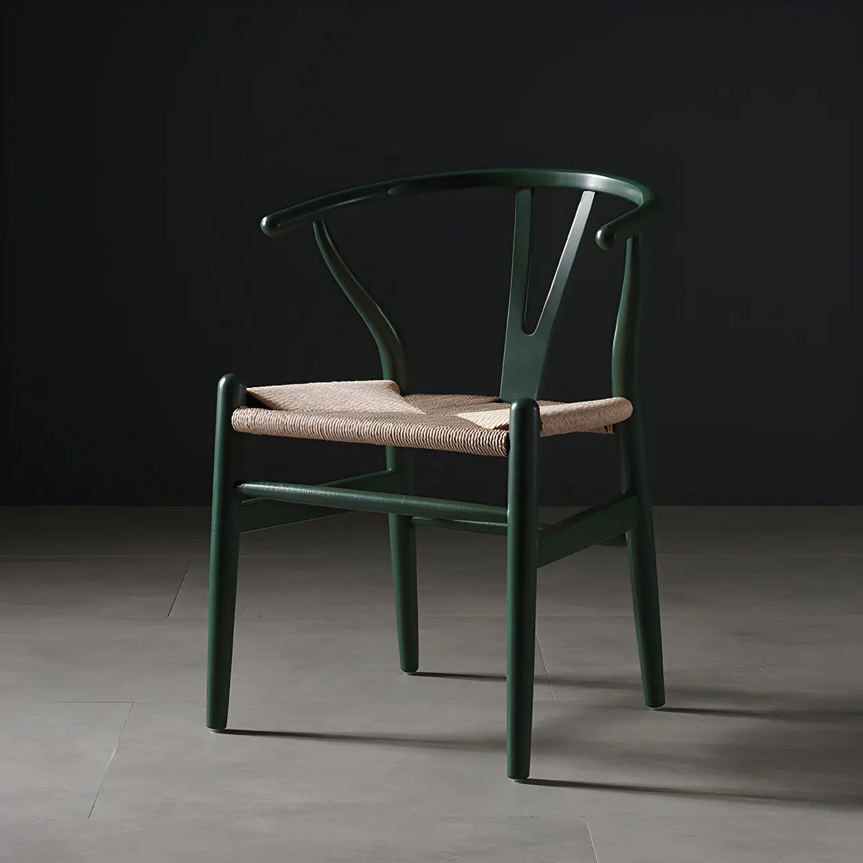 Beech Wood Wishbone Dining Chair — 1 Piece / Sky Blue