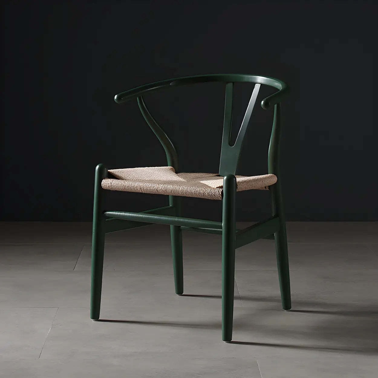 Beech Wood Wishbone Dining Chair — 1 Piece / Sky Blue