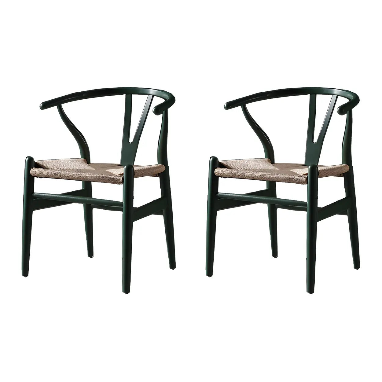 Beech Wood Wishbone Dining Chair — 1 Piece / Purple
