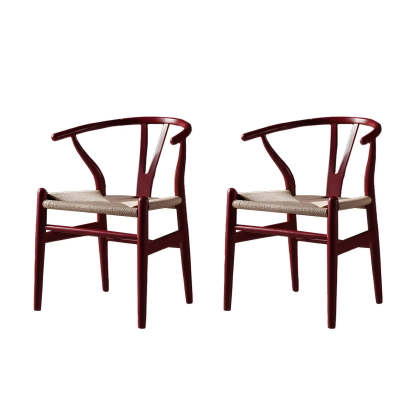 Beech Wood Wishbone Dining Chair