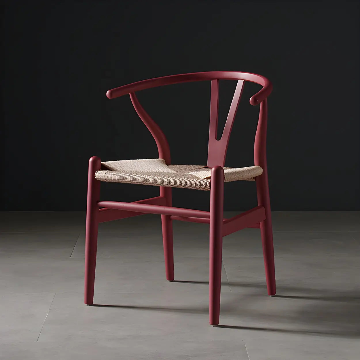 Beech Wood Wishbone Dining Chair — 1 Piece / Yellow