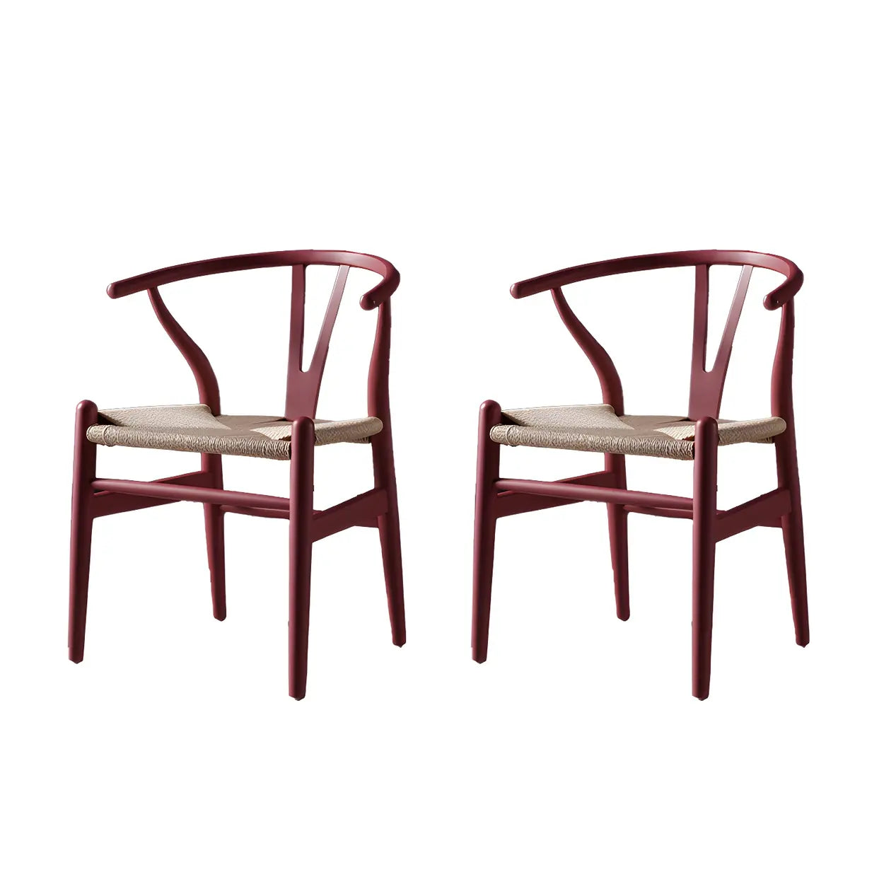 Beech Wood Wishbone Dining Chair — 1 Piece / Wood Color