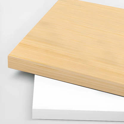 Natural Wood Adjustable Rectangle Computer Desk — Black / Table Only