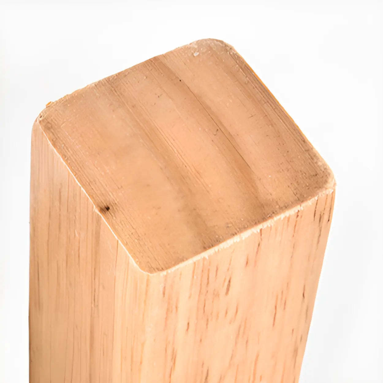 Natural Oak Round Wood Backless Bar Stool