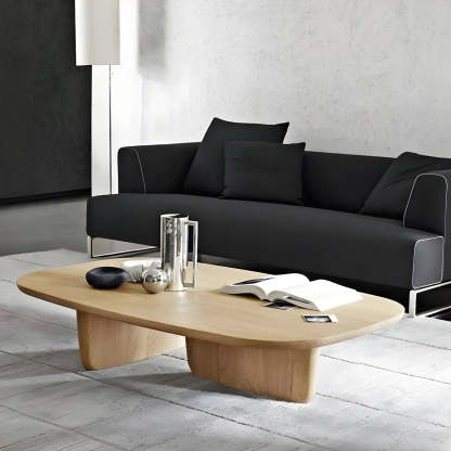 Natural Pine Rectangular Coffee Table