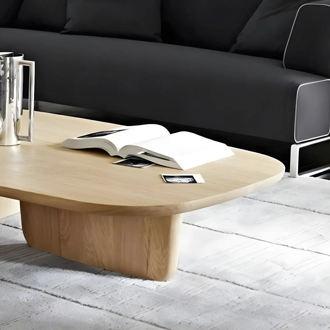 Natural Pine Rectangular Coffee Table