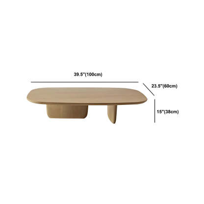 Natural Pine Rectangular Coffee Table