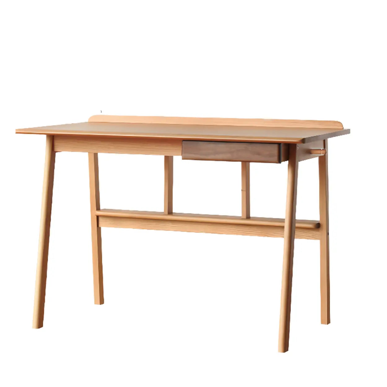 Natural Wood Butcher Block Kids Desk — Table Only