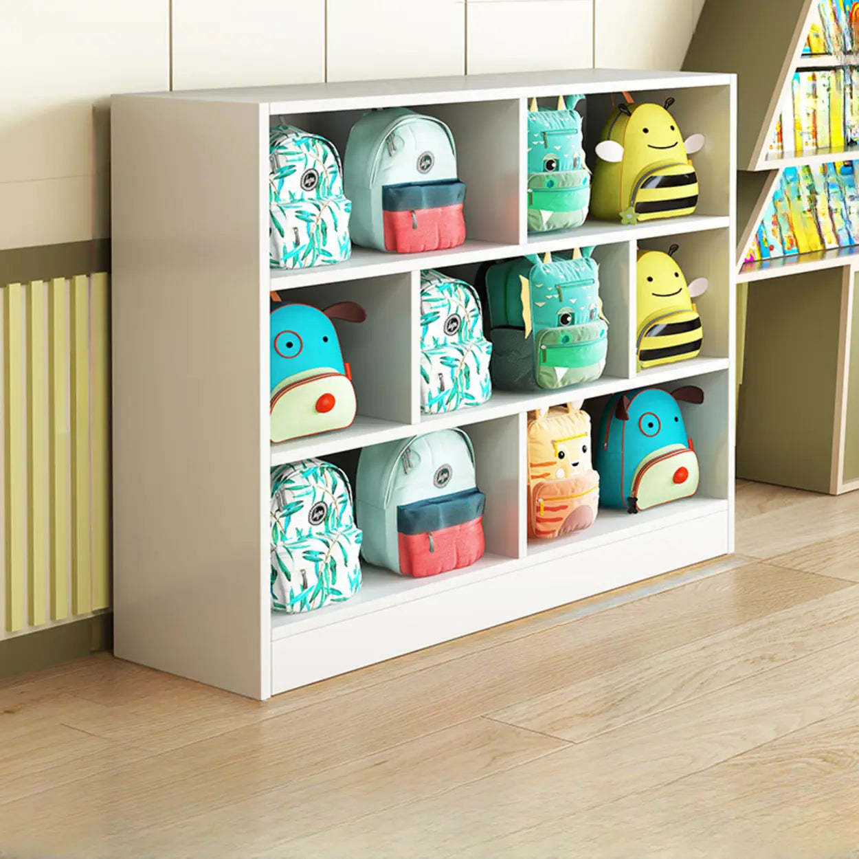 Natural Wood Cubitac Display Cabinet — Natural
