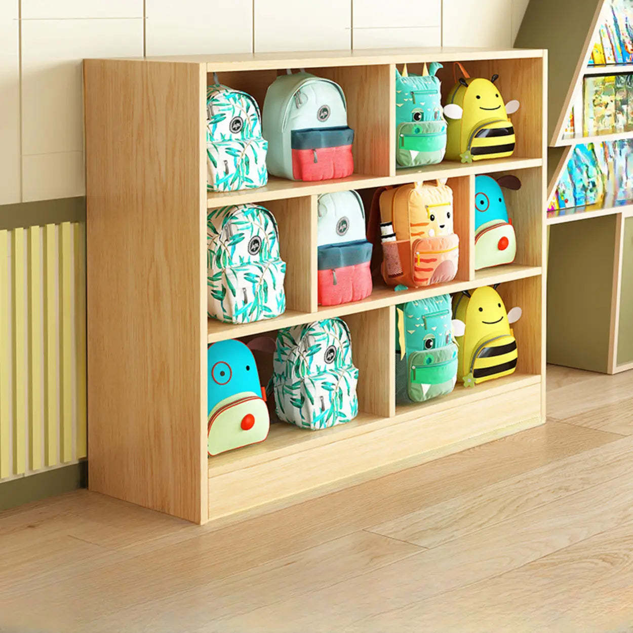 Natural Wood Cubitac Display Cabinet