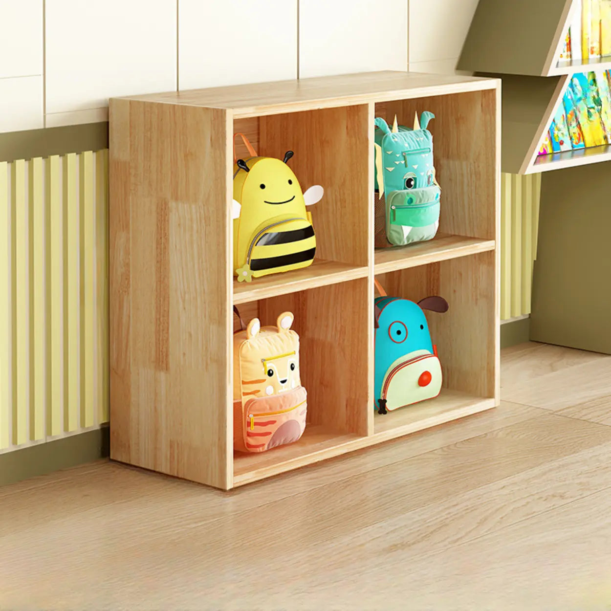 Natural Wood Cubitac Display Cabinet