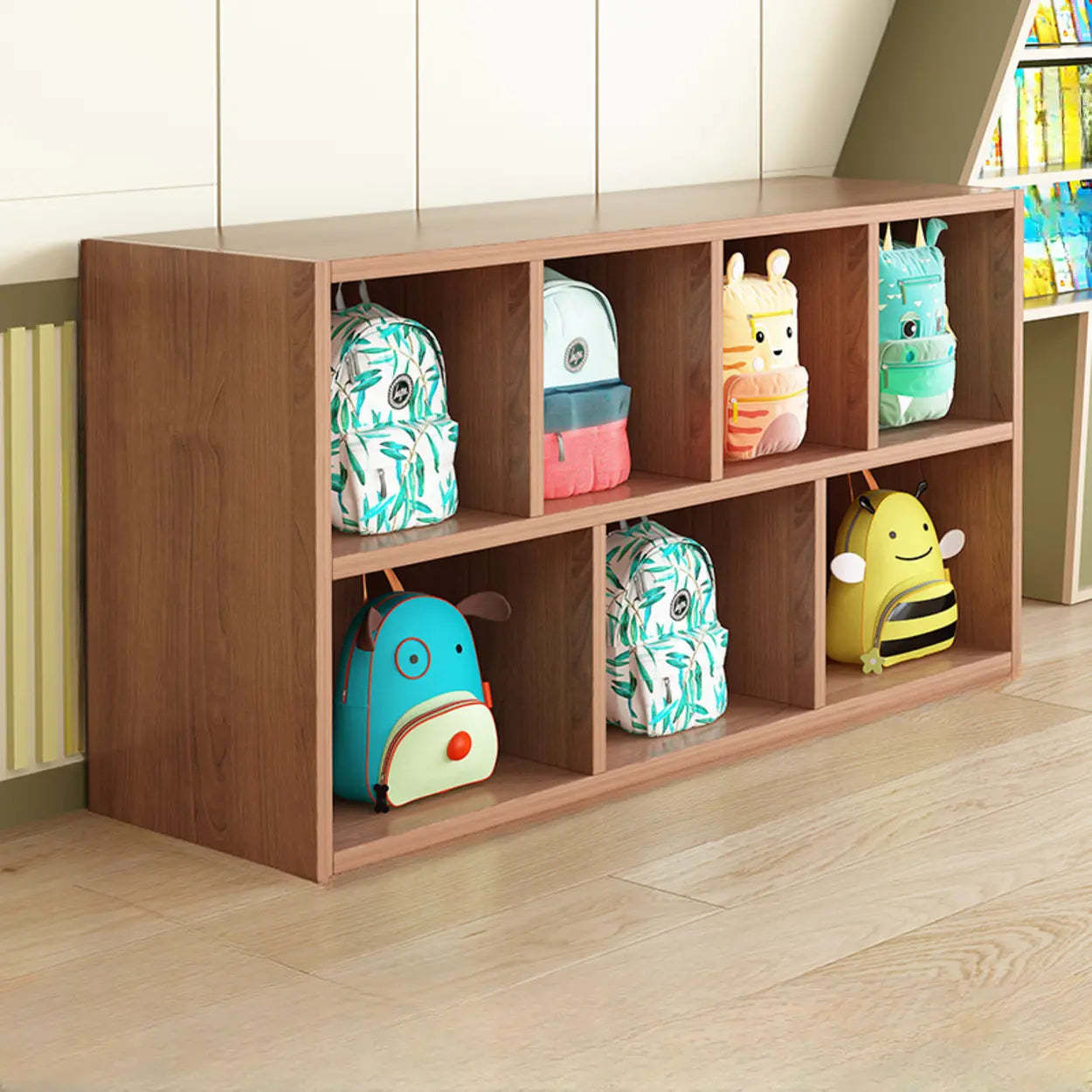 Natural Wood Cubitac Display Cabinet