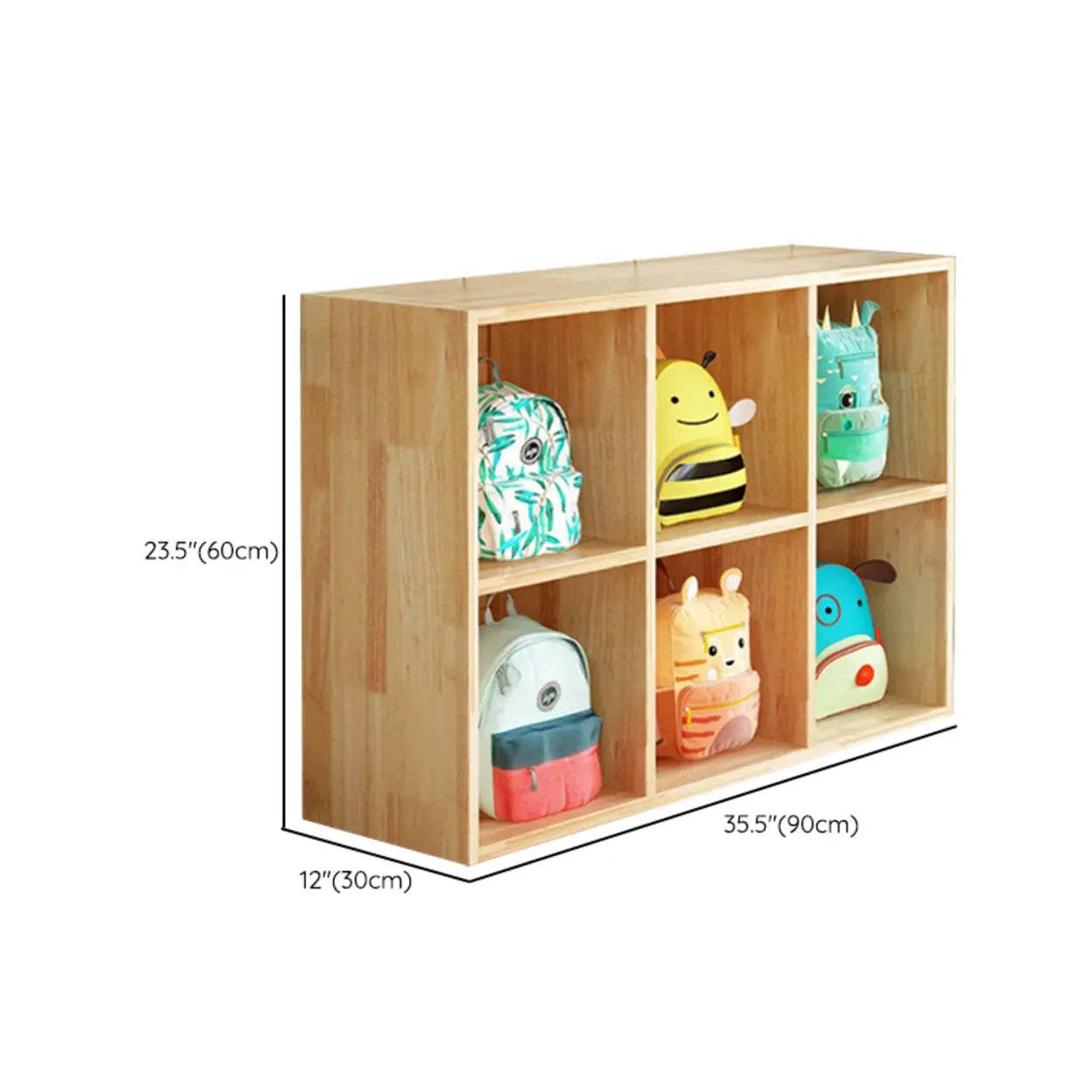 Natural Wood Cubitac Display Cabinet