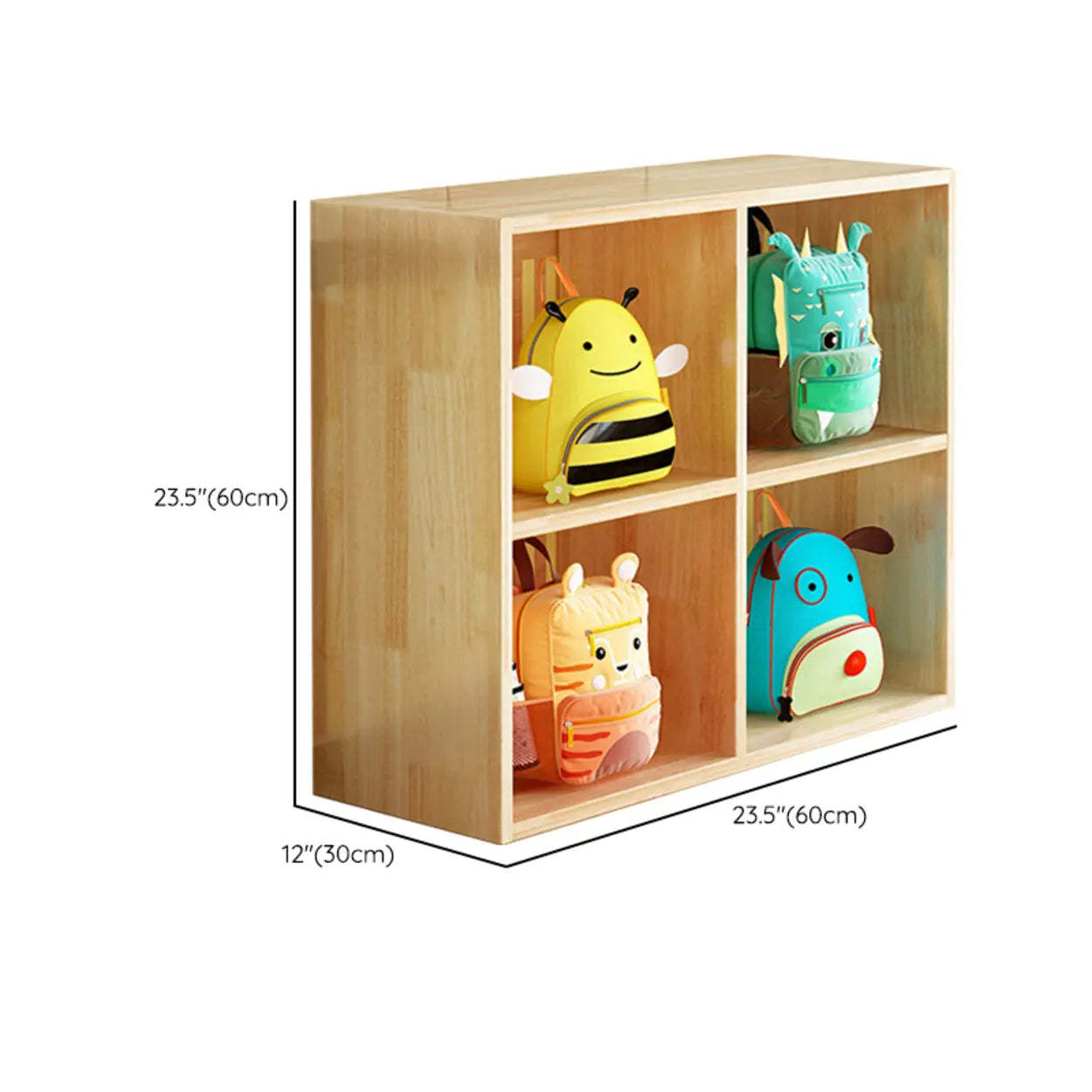Natural Wood Cubitac Display Cabinet