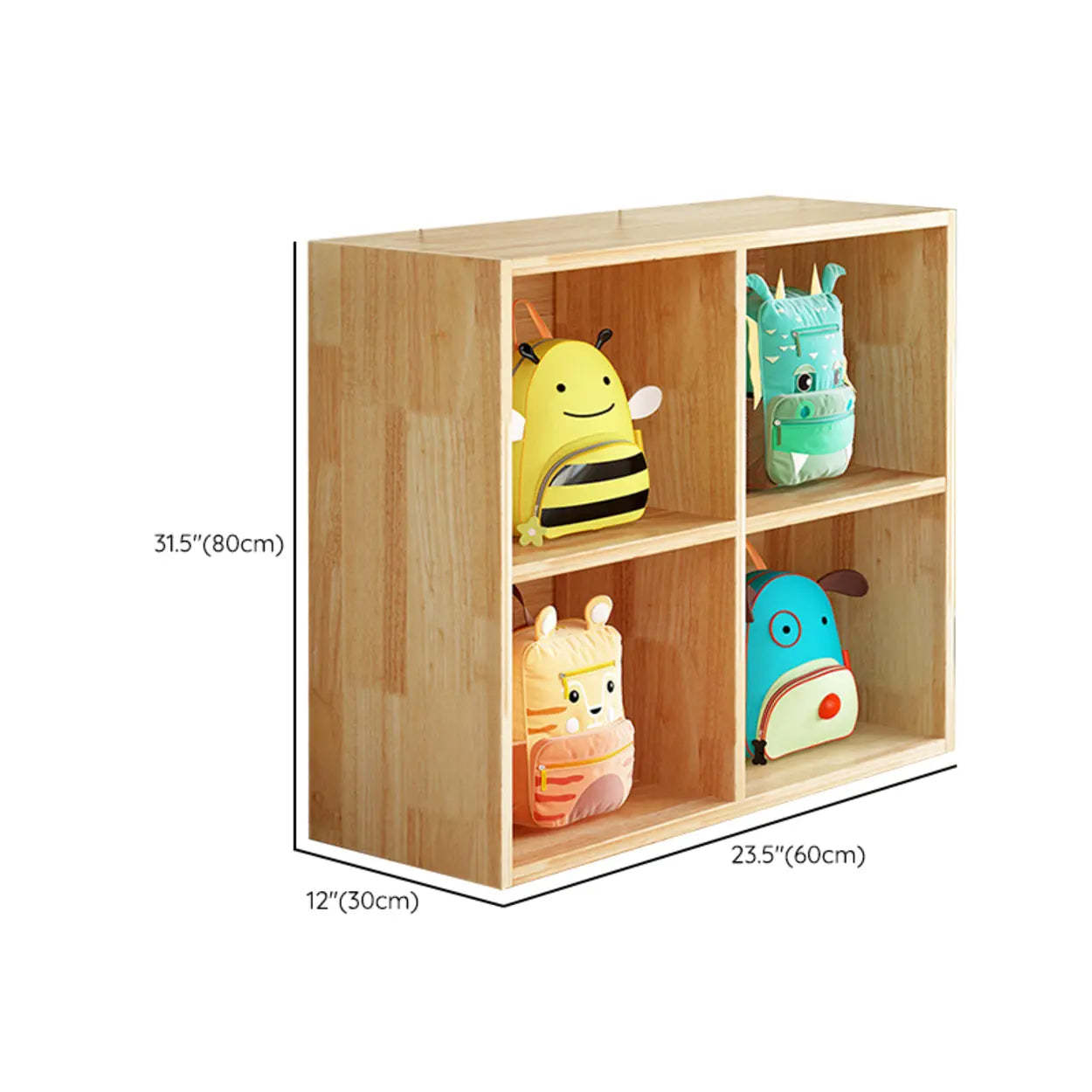 Natural Wood Cubitac Display Cabinet