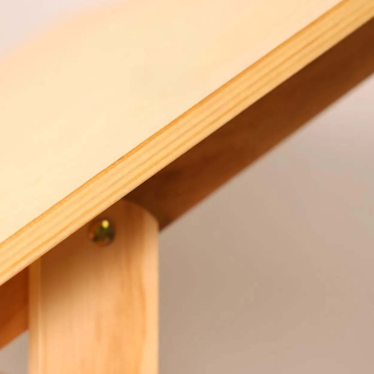 Natural Wood Foldable Adjustable Drafting Desk