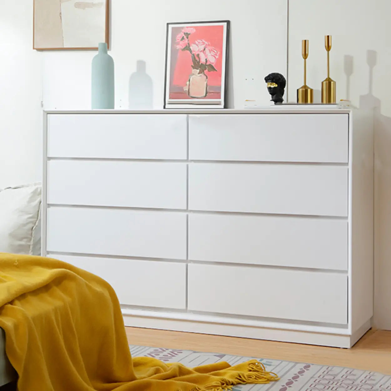 Natural Pine Multi-Drawer Dresser