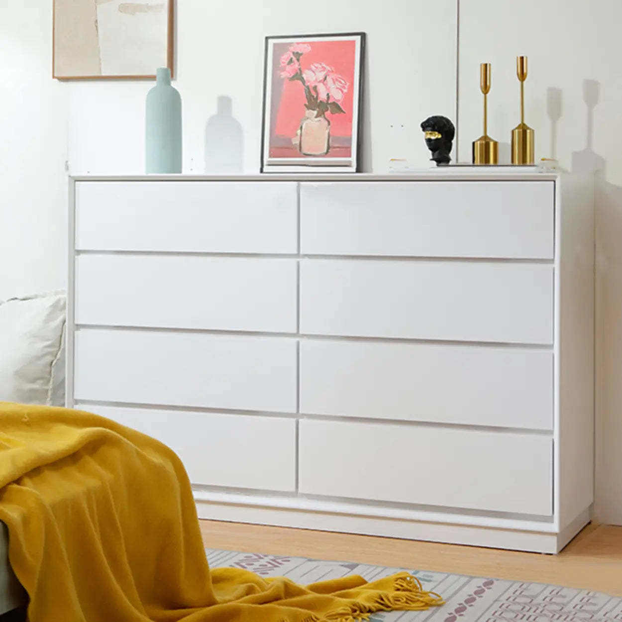 Natural Pine Multi-Drawer Dresser