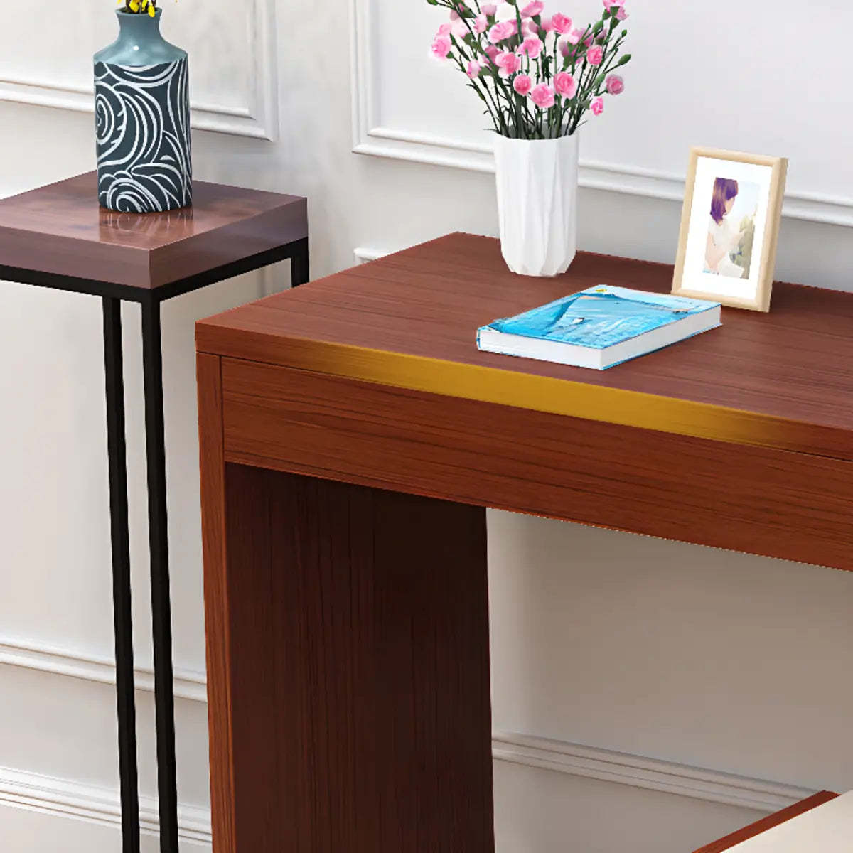 Natural Wood Drawer Medium Sled Writing Desk