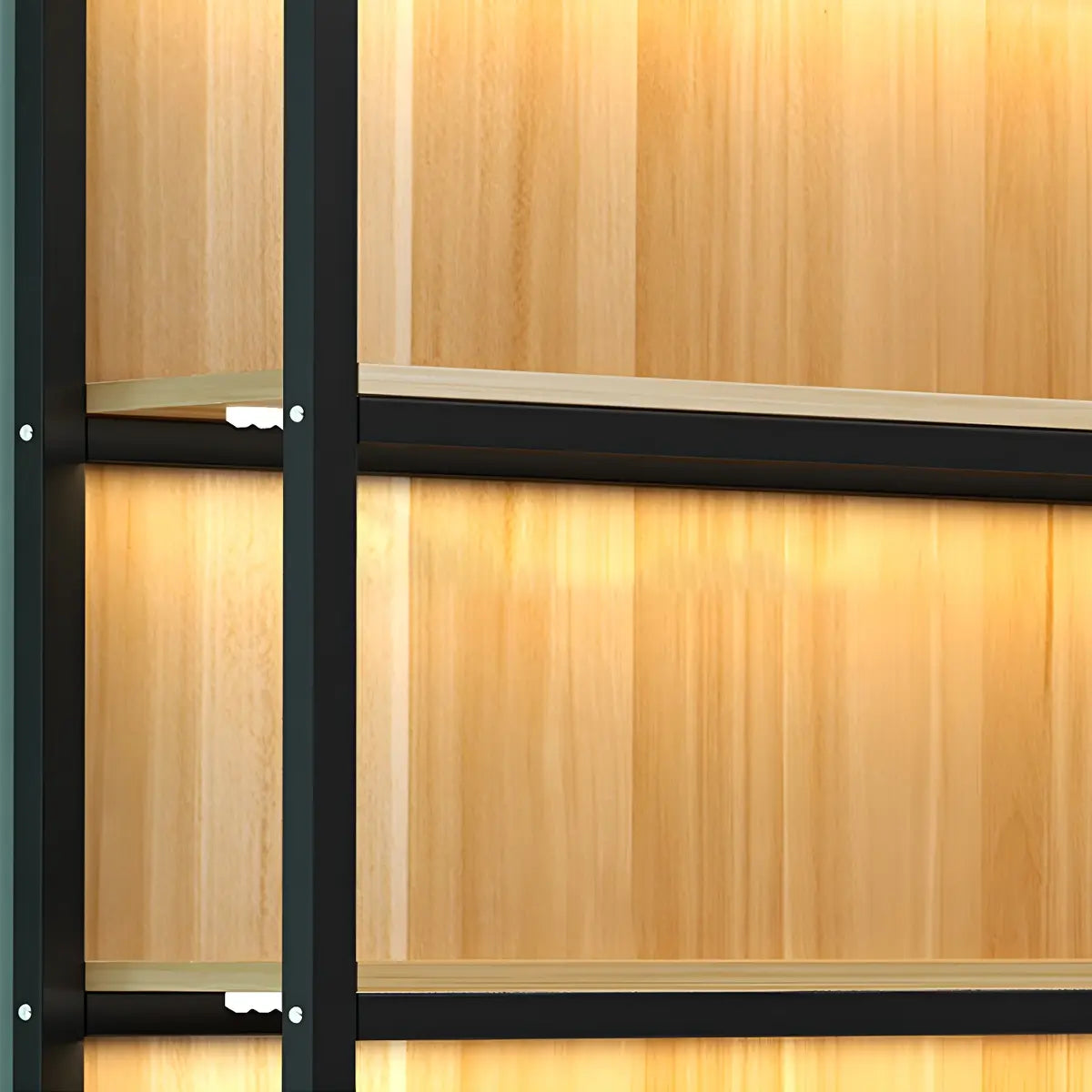 Natural Wood Open Large Display Cabinet — Cabinet Not Included / 5