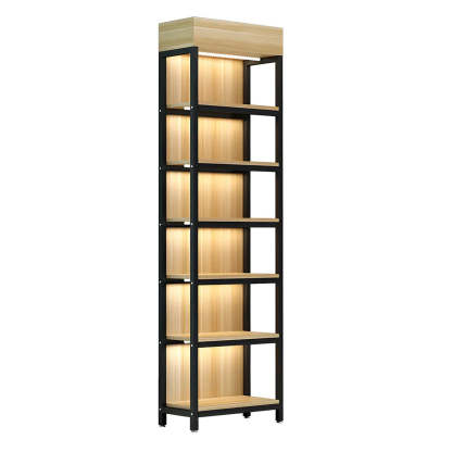 Natural Wood Open Large Display Cabinet