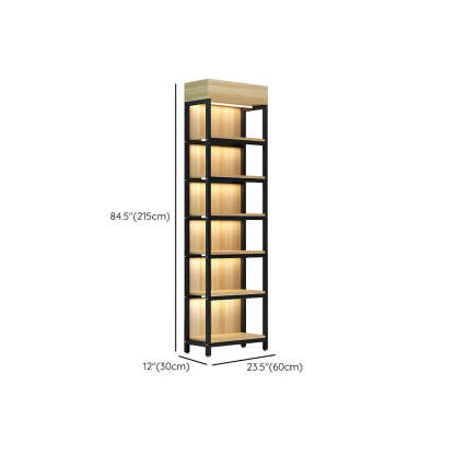 Natural Wood Open Large Display Cabinet