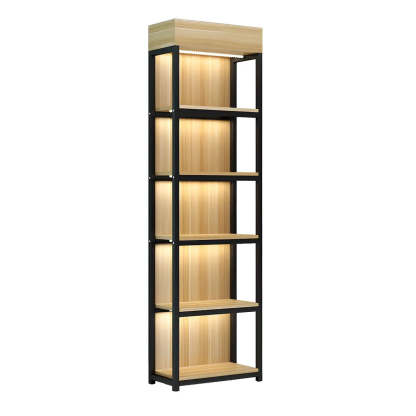 Natural Wood Open Large Display Cabinet — 1 / 4