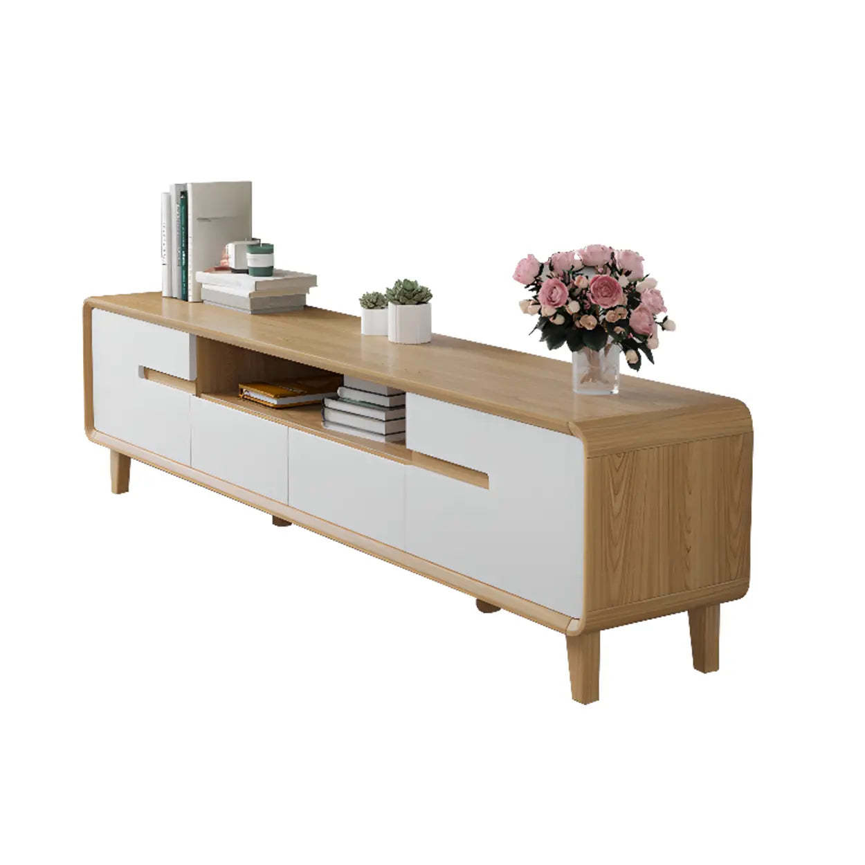 Nordic drawer stand wood ceramic linen tv stands, Lighom