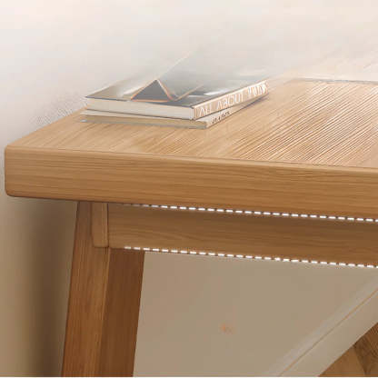Natural Wood Sledge Home Desk