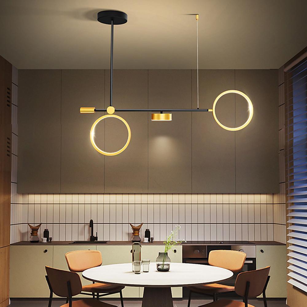 2-Circle LED Nordic Island Chandelier
