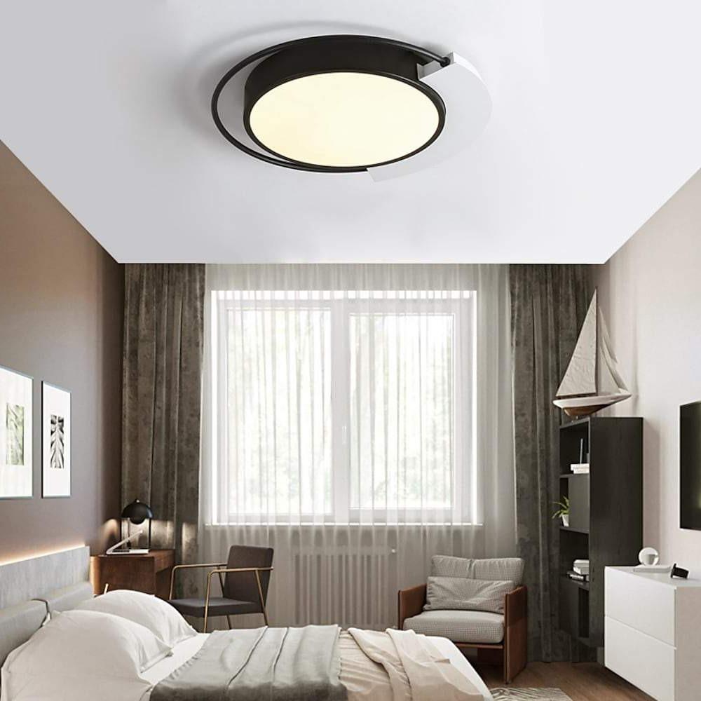 Modern Circular Flush Mount Ceiling Light Light 1 Light-Lighom
