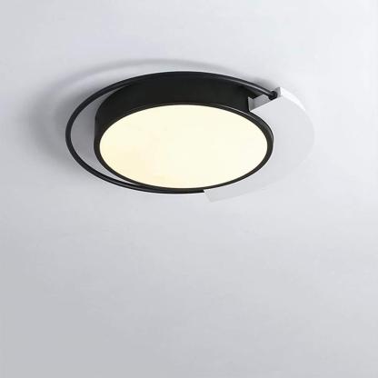 Modern Circular Flush Mount Ceiling Light Light 1 Light-Lighom