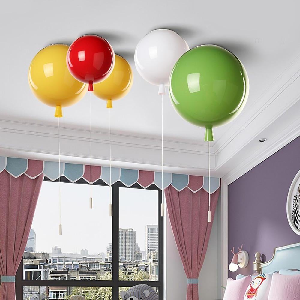 Hot-Air-Balloon Novelty Flush Mount Ceiling Light