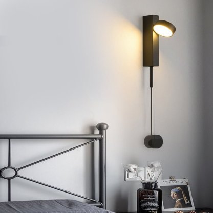 Nordic 180° Rotatable Adjustable LED Rotary Switch Wall Lamp for Bedside Aisle-Lighom