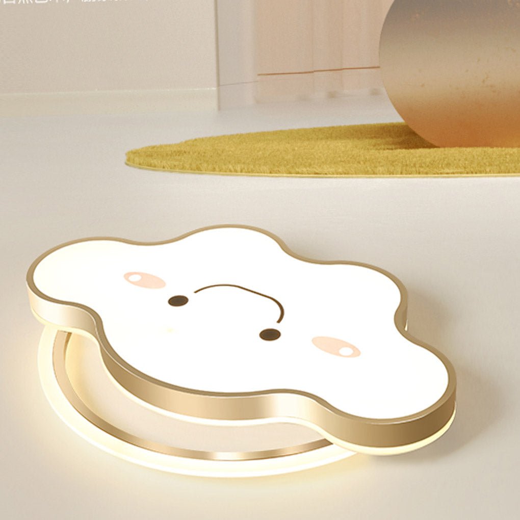 Nordic Cartoon Cloud Tri-Tone LED Dimmable Ceiling Lamp